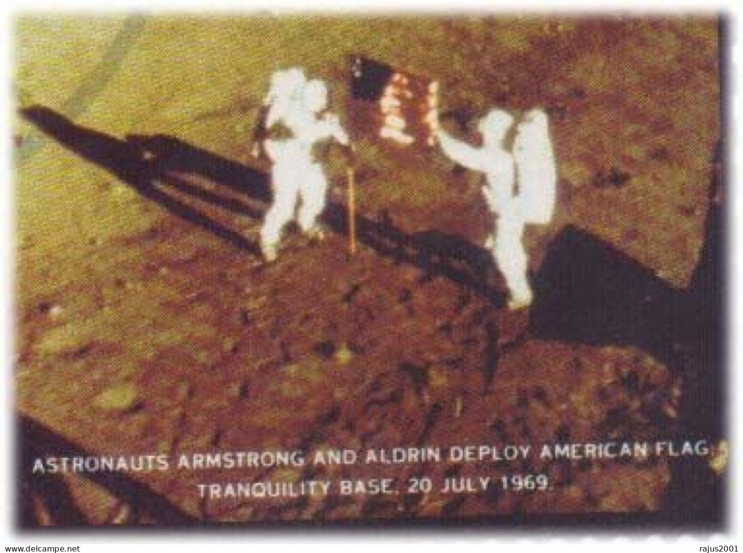 NASA  Apollo II Mission, Module Columbia, Lunar Module Eagle First Landing On The Moon, Space, Science, Astronomy FDC - Sterrenkunde