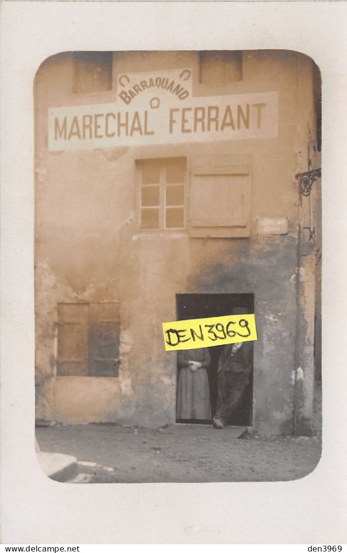 MONTLUEL (Ain) - Maréchal-Ferrant Barraquand, Petite Rue Neuve - Carte-Photo (voir Les 3 Scans) - Montluel
