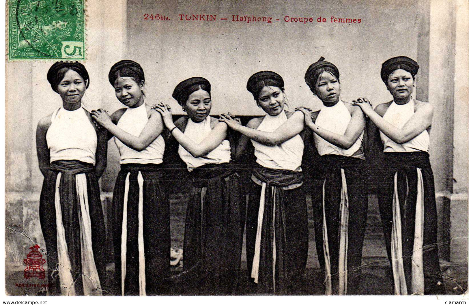 VIETNAM-Tonkin-Haîphong-Groupe De Femmes -246 Bis - Vietnam