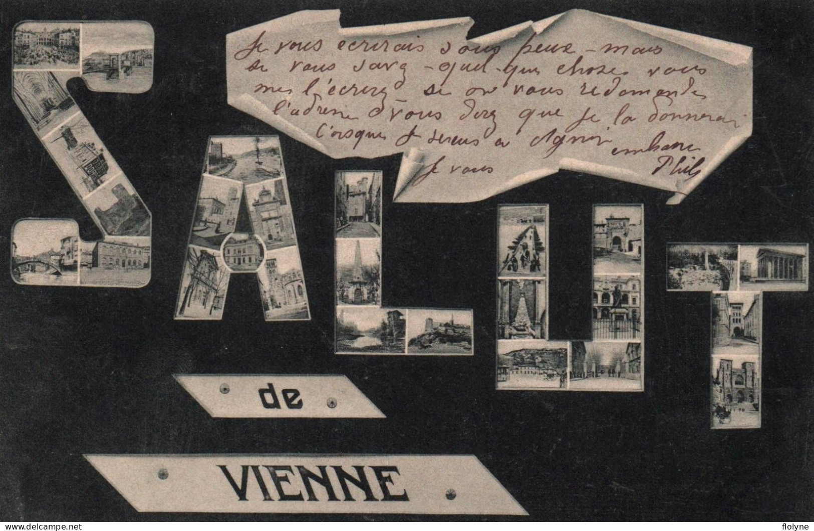 Vienne - Salut Souvenir De La Commune - Vienne