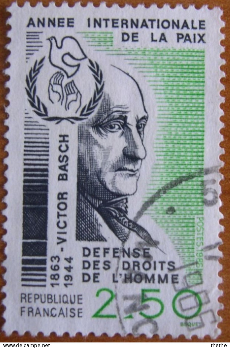FRANCE - Année Internationale De La Paix : Victor Basch (1863-1944) - Used Stamps