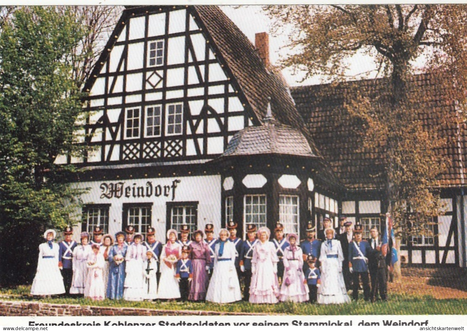 Koblenz Am Rhein, Gasthof Weindorf, Stadtsoldaten Ngl #G4931 - Otros & Sin Clasificación