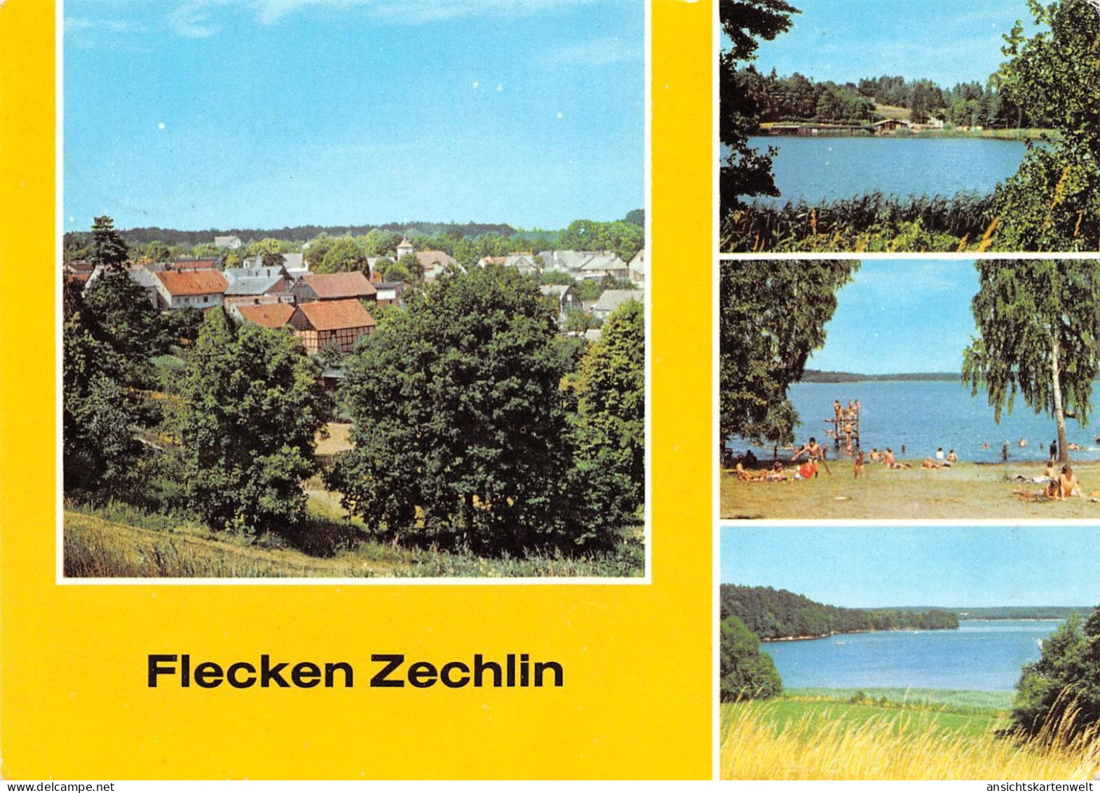 Zechlin (Flecken) Teilansichten Gl1984 #169.034 - Altri & Non Classificati