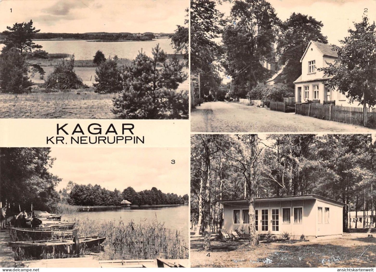 Kagar (Kreis Neuruppin) Teilansichten Gl1977 #169.051 - Altri & Non Classificati