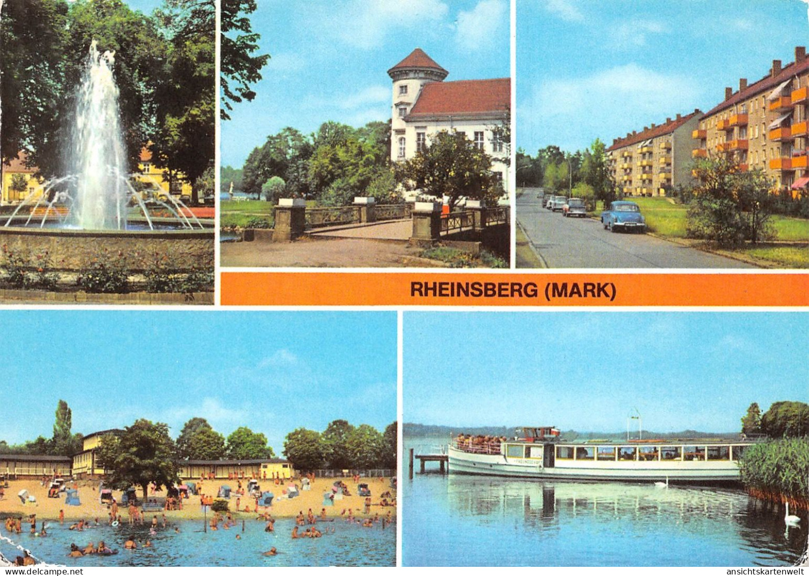 Rheinsberg/Mark Teilansichten Glca.1970 #169.043 - Altri & Non Classificati