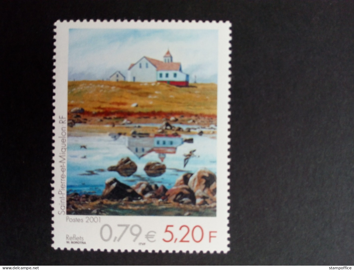 SAINT-PIERRE ET MIQUELON MI-NR. 825 POSTFRISCH(MINT) KUNST 2001 - Neufs