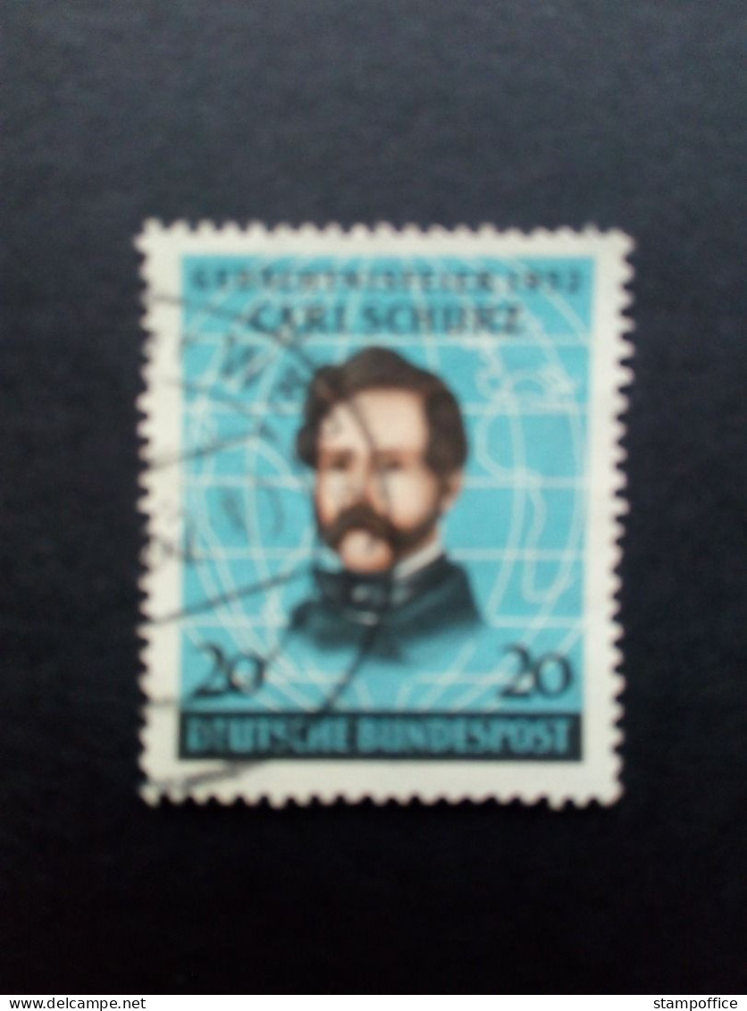 DEUTSCHLAND MI-NR. 155 GESTEMPELT(USED) CARL SCHURZ 1952 - Used Stamps