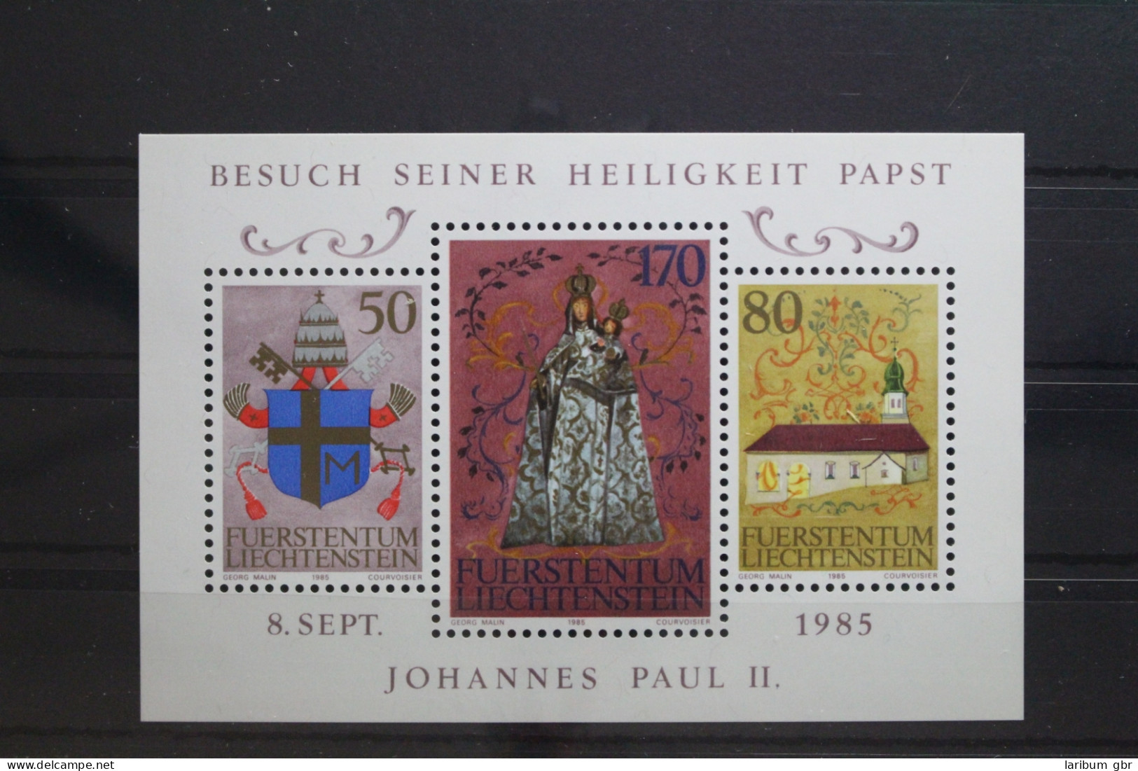 Liechtenstein Block 12 Mit 878-880 Postfrisch #UP698 - Autres & Non Classés