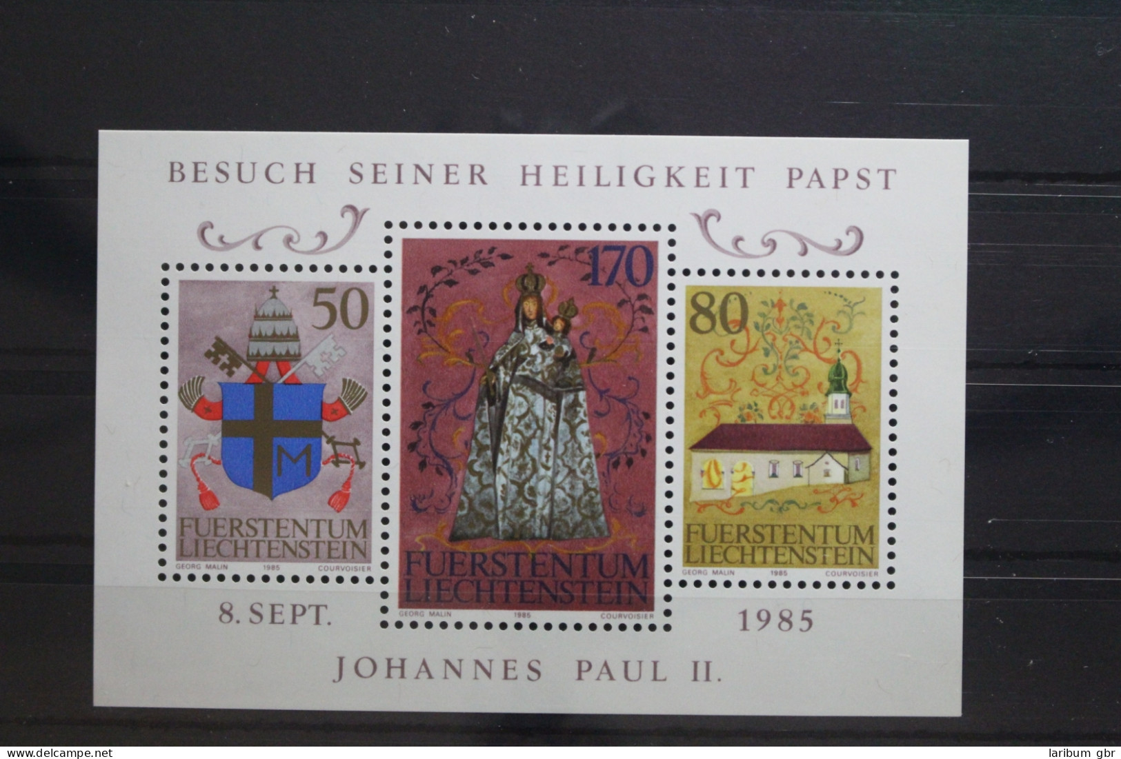 Liechtenstein Block 12 Mit 878-880 Postfrisch #UP703 - Sonstige & Ohne Zuordnung