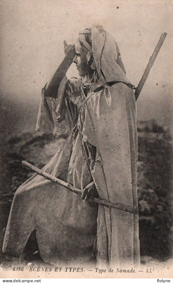 Algérie - Type De Nomade - Chasse Chasseur Fusil - Scènes Et Types - Algéria - Scene & Tipi