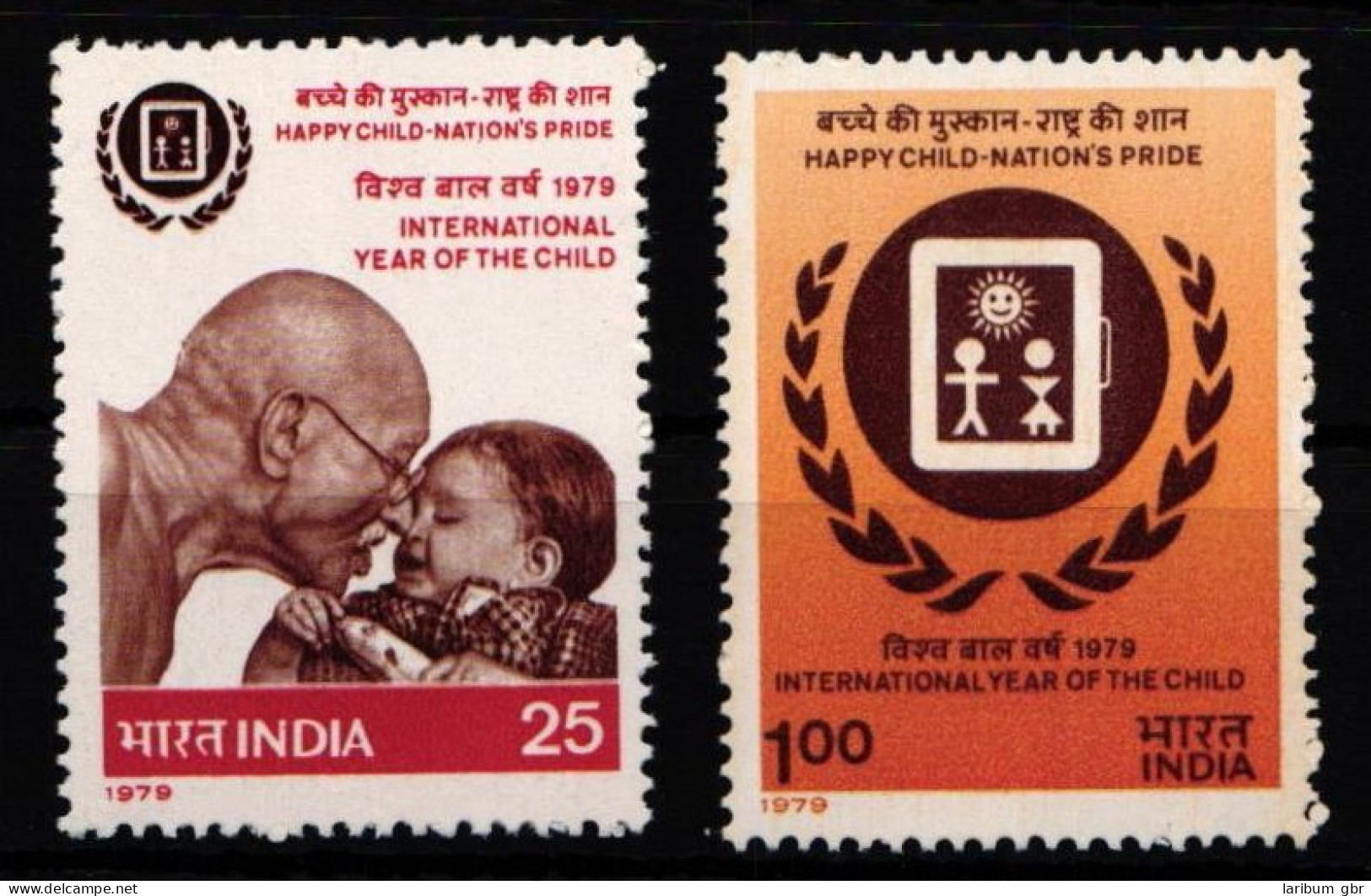 Indien 784-785 Postfrisch Jahr Des KIndes #HD570 - Myanmar (Birmanie 1948-...)