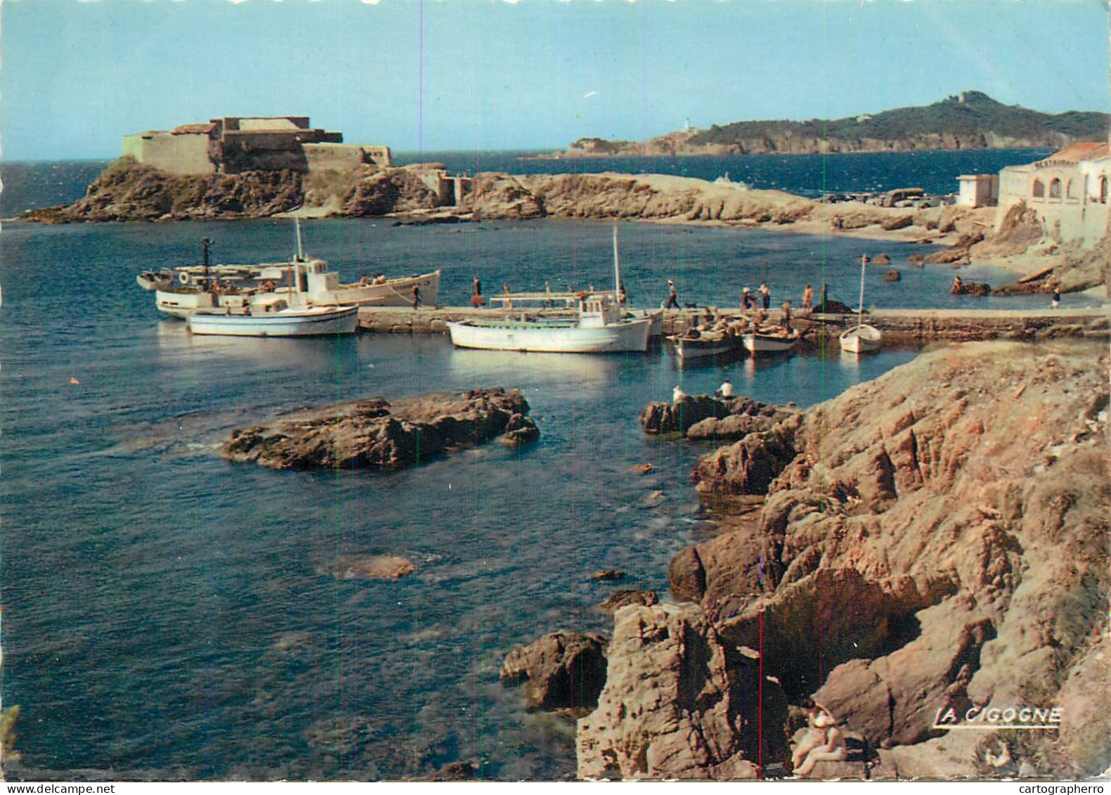 Navigation Sailing Vessels & Boats Themed Postcard Var Ile De Port Cros - Voiliers