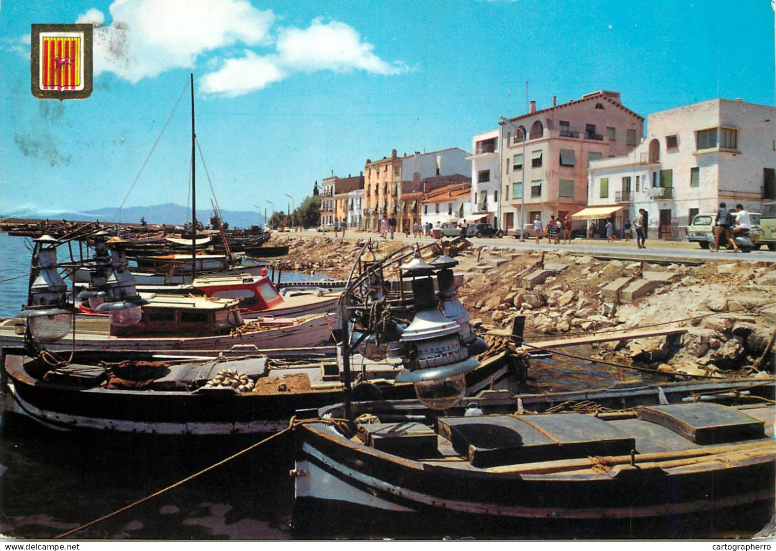 Navigation Sailing Vessels & Boats Themed Postcard Cambrils Embarcadere - Voiliers