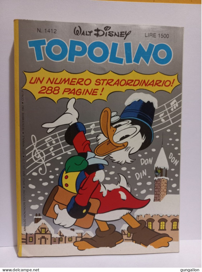 Topolino (Mondadori 1982)  N. 1412 - Disney