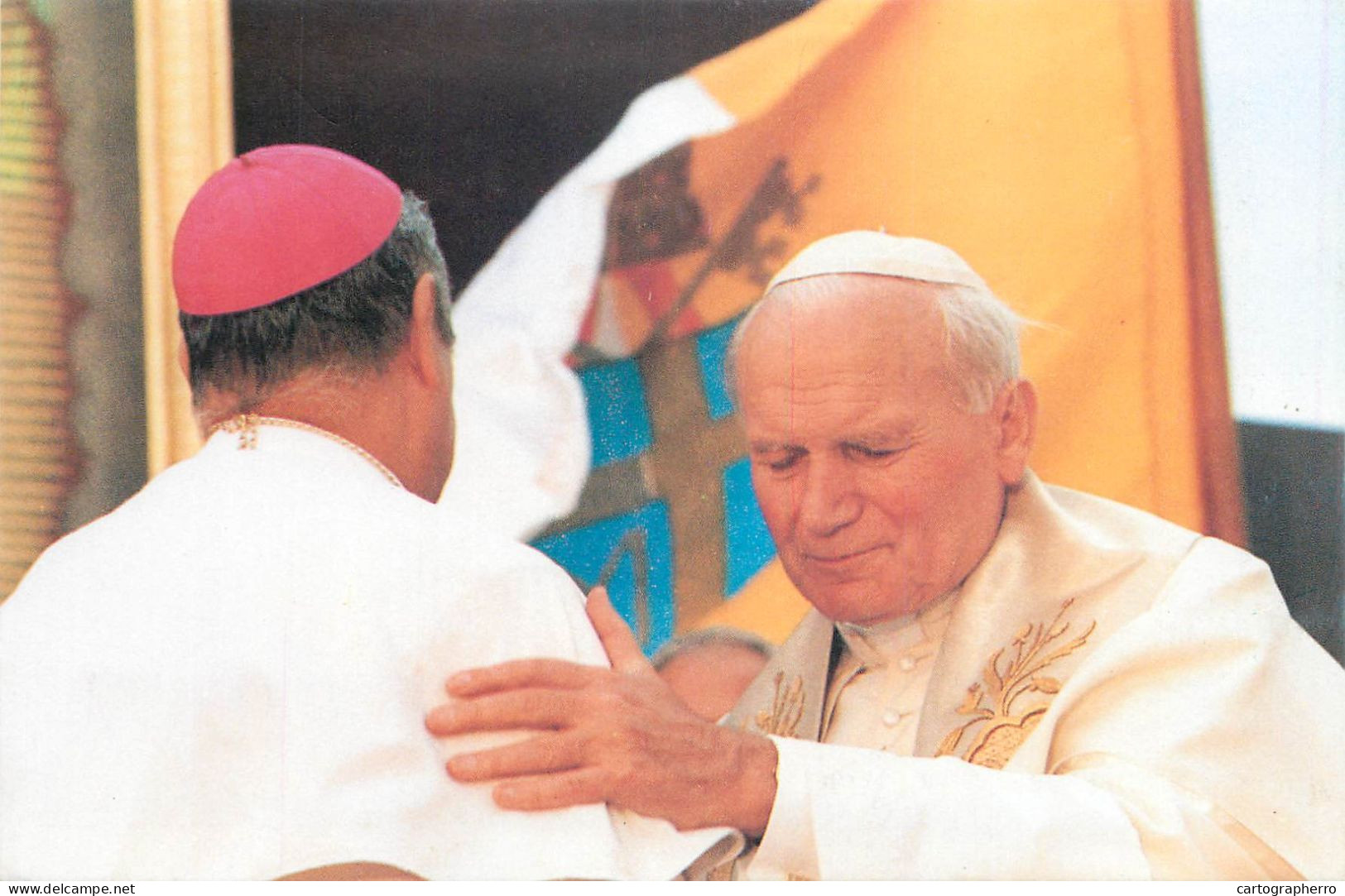 Pope John Paul II Papal Travels Postcard Yucatan - Papes