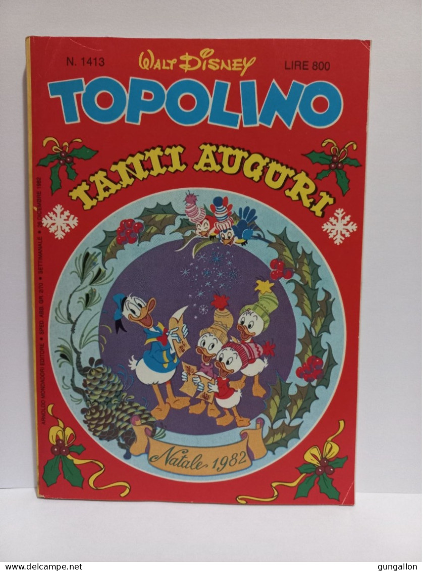 Topolino (Mondadori 1982)  N. 1413 - Disney