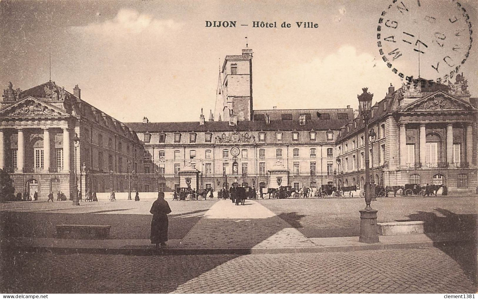 Dijon Hotel De Ville Publicite Maison Georges Aime Fabrique De Confiserie Biscuits - Dijon