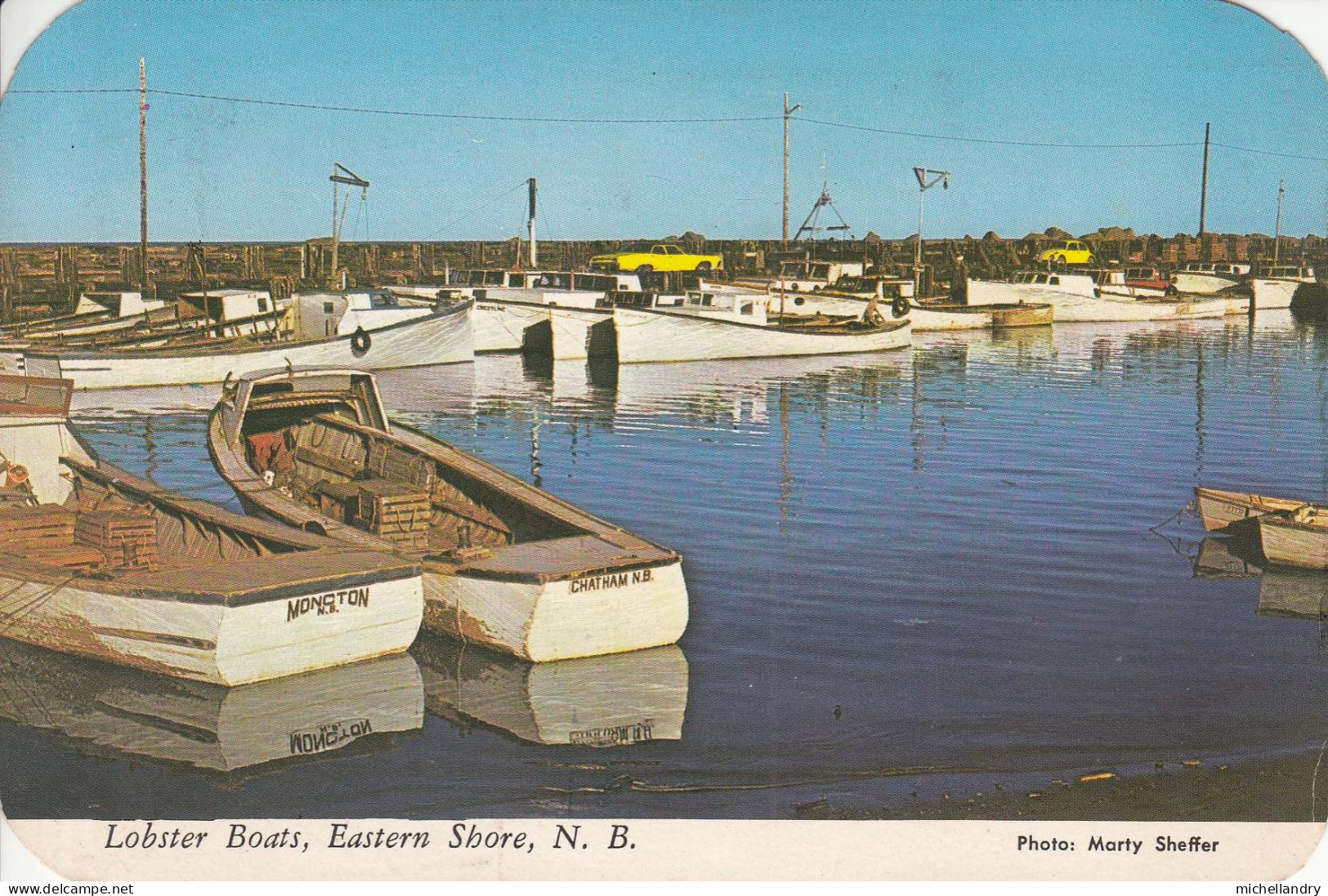 Carte (124054/122314) Lobster Boats Along N.B. Eastern Shore 9 Juillet 1977 Timbre 12 Cents Canada - Andere & Zonder Classificatie