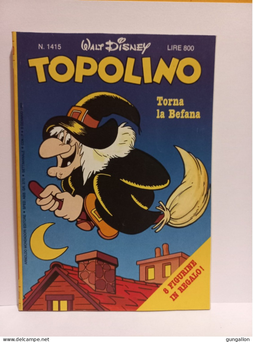 Topolino (Mondadori 1983)  N. 1415 - Disney