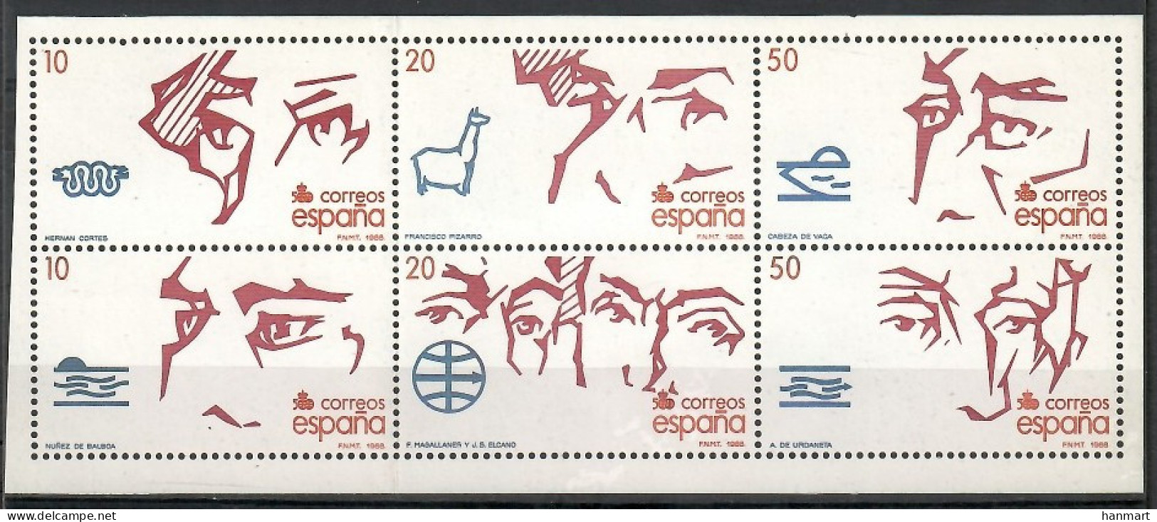 Spain 1988 Mi H-blockatt 5 MNH  (ZE1 SPNh-blatt5) - Exploradores