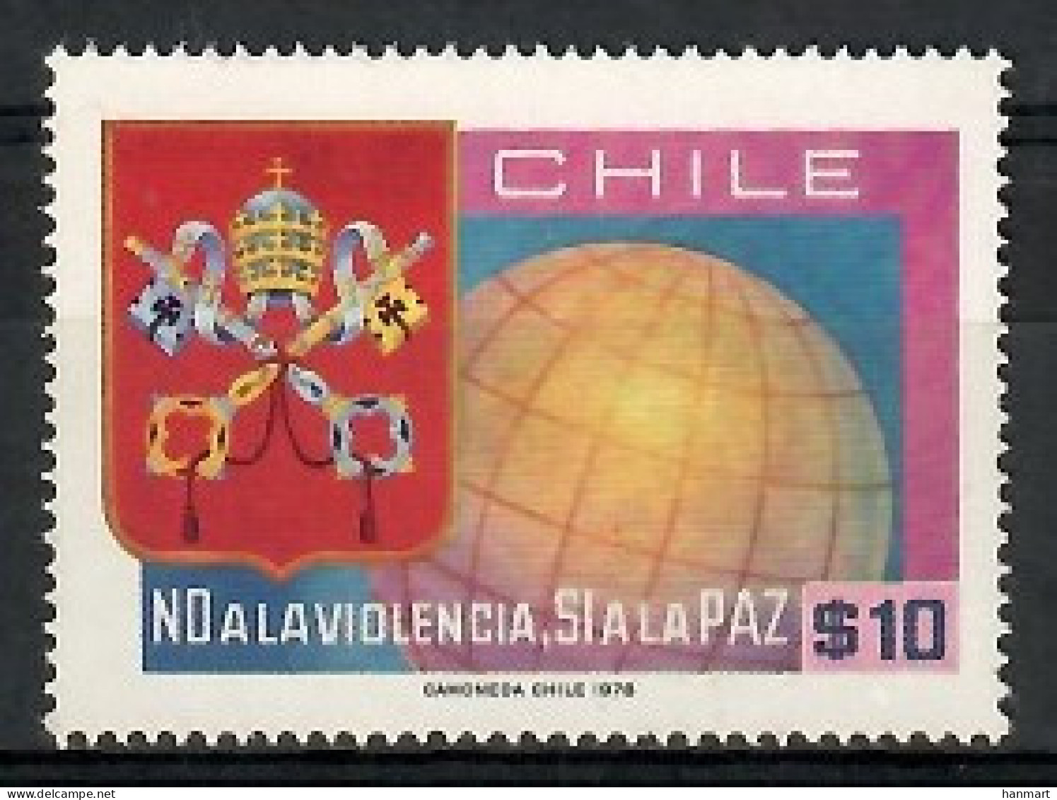 Chile 1978 Mi 887 MNH  (ZS3 CHL887) - Timbres