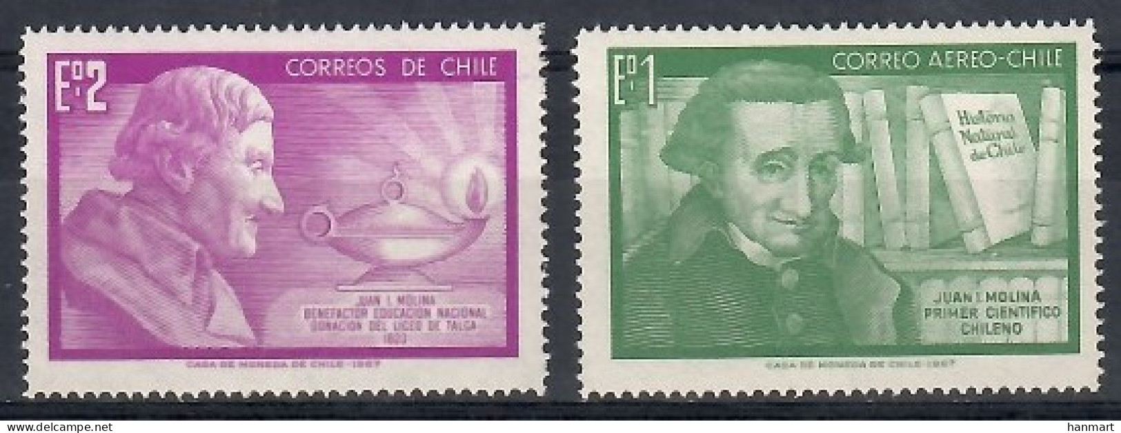 Chile 1968 Mi 683-684 MNH  (ZS3 CHL683-684) - Autres