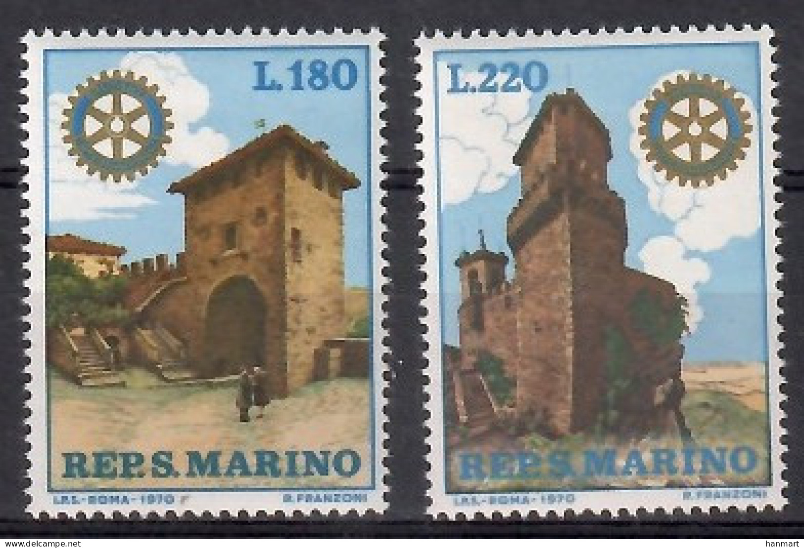 San Marino 1970 Mi 957-958 MNH  (ZE2 SMR957-958) - Other
