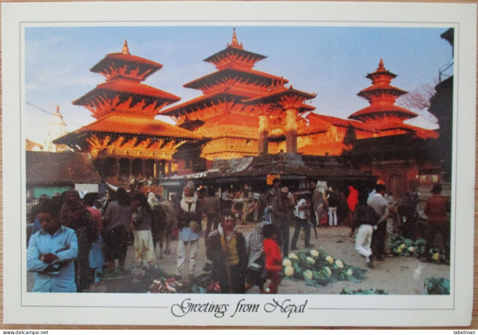 NEPAL PATAN DURBAR SQUARE KARTE CARD POSTCARD CARTOLINA POSTKARTE CARTE POSTALE CARD PC AK CP ANSICHTSKARTE - Népal