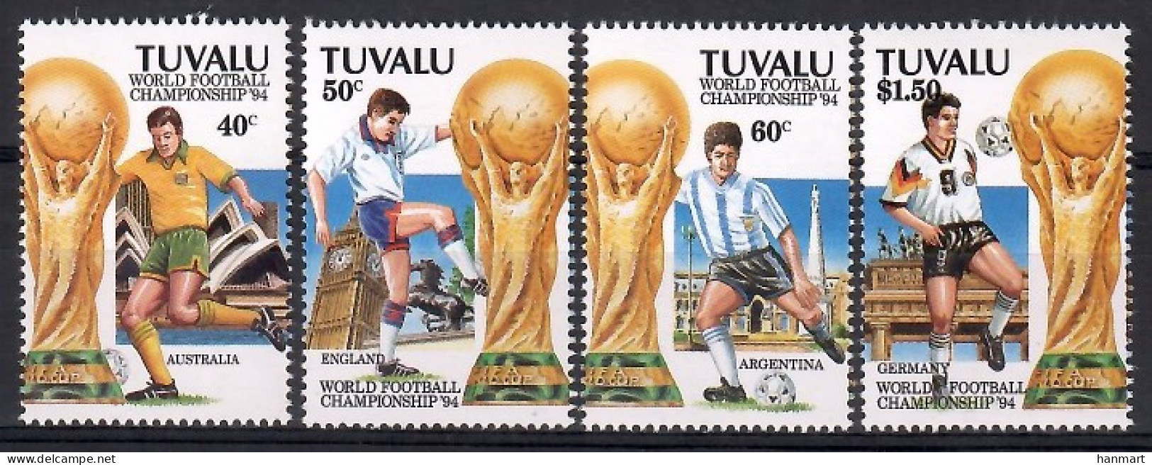 Tuvalu 1994 Mi 687-690 MNH  (ZS7 TVL687-690) - Otros