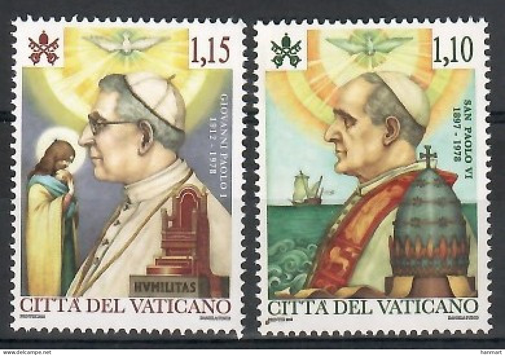 Vatican City 2018 Mi 1935-1936 MNH  (ZE2 VTC1935-1936) - Sonstige