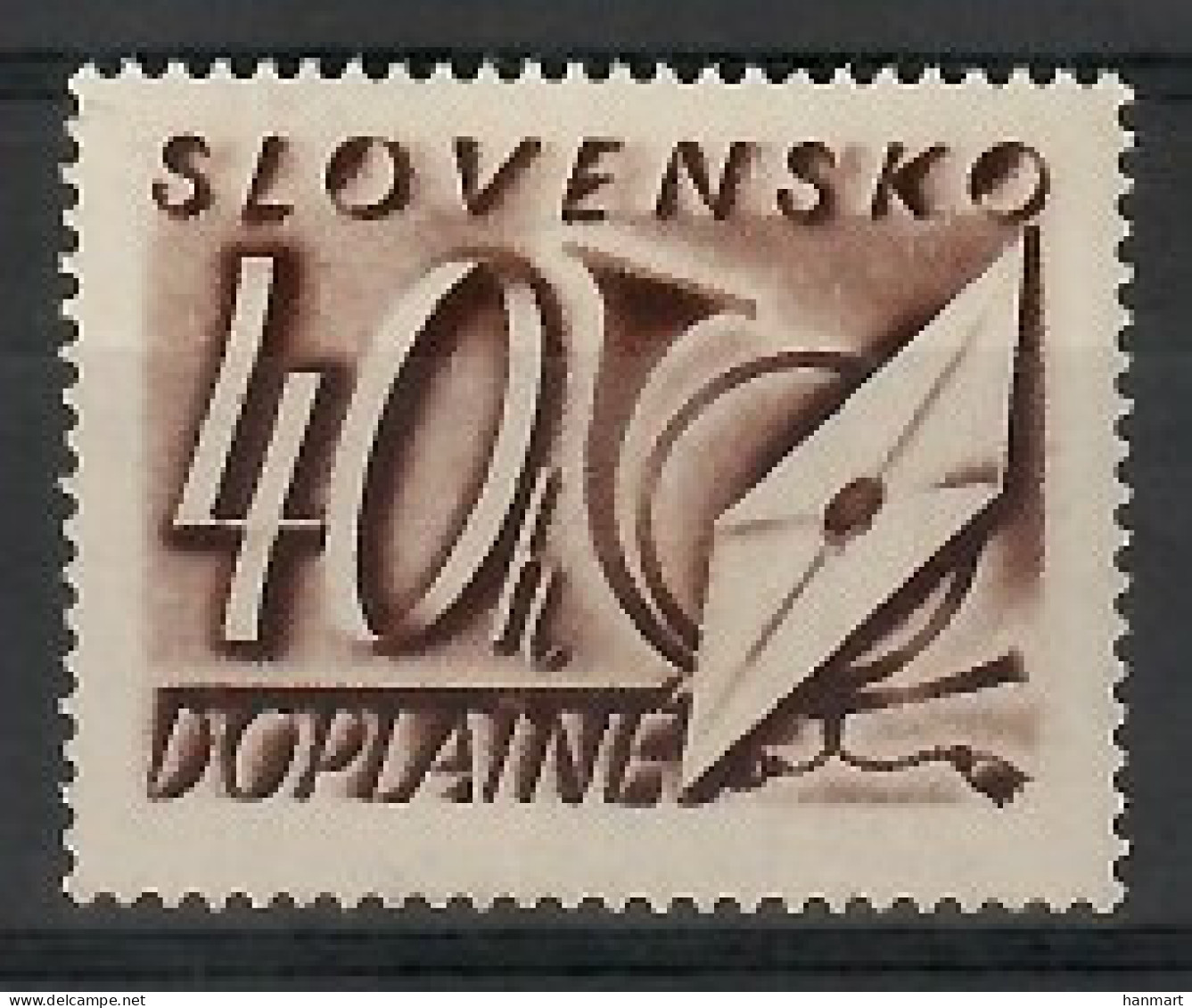 Slovakia 1942 Mi Por 26 MNH  (LZE4 SLKpor26) - Unclassified