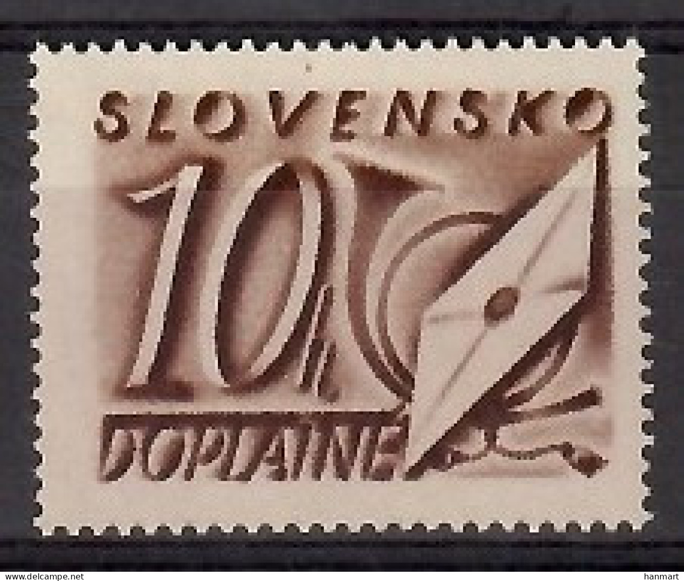 Slovakia 1942 Mi Por 24 MNH  (LZE4 SLKpor24) - Autres & Non Classés