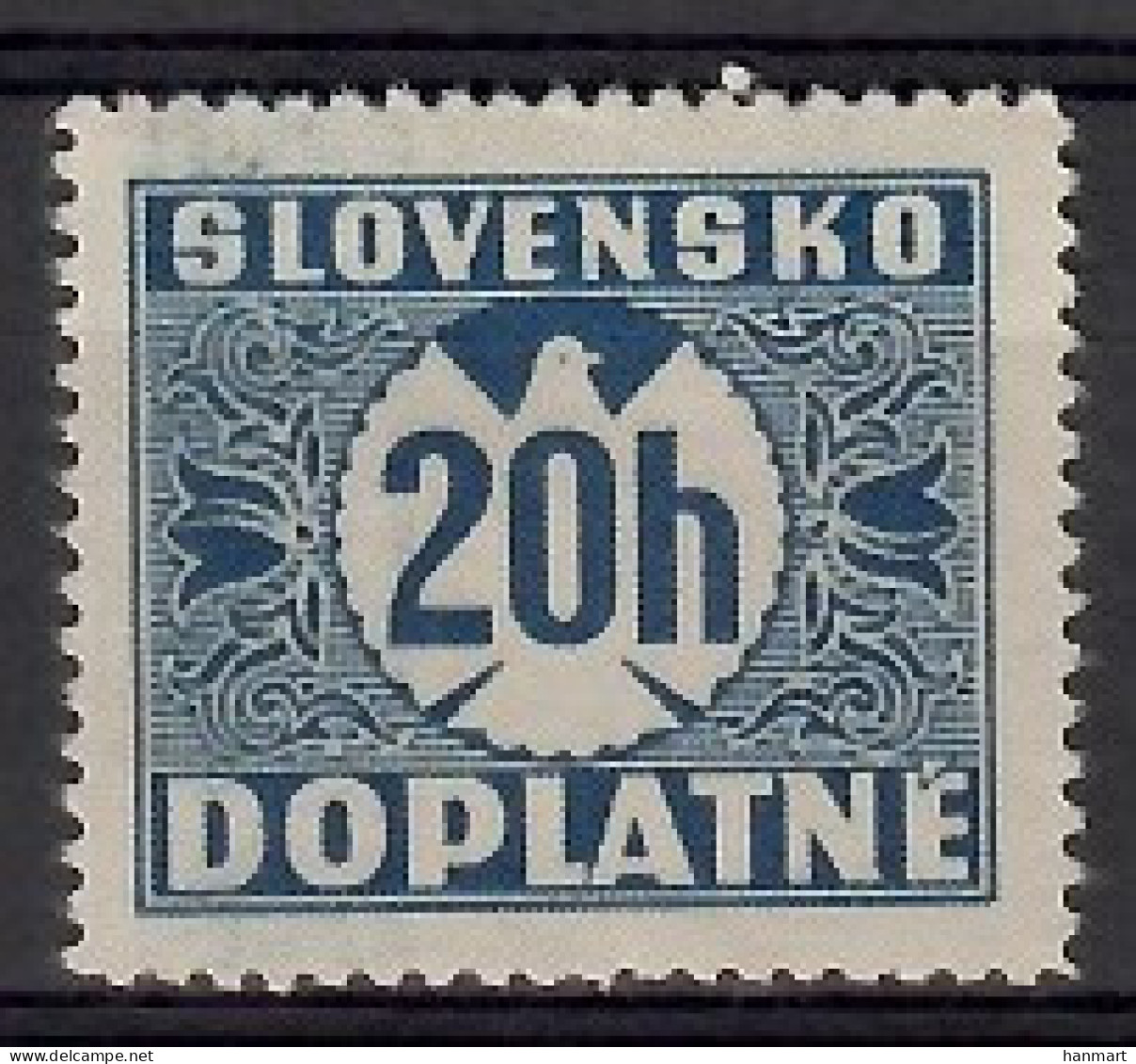 Slovakia 1940 Mi Por 15 MNH  (LZE4 SLKpor15) - Unclassified