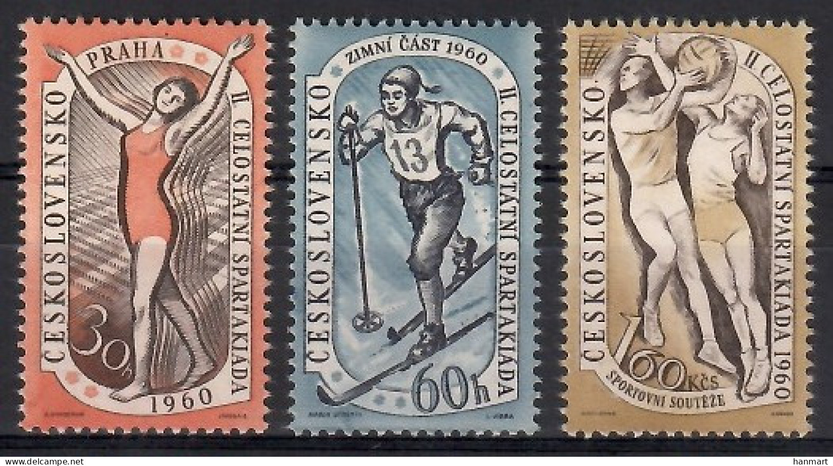 Czechoslovakia 1960 Mi 1176-1178 MNH  (ZE4 CSK1176-1178) - Other & Unclassified