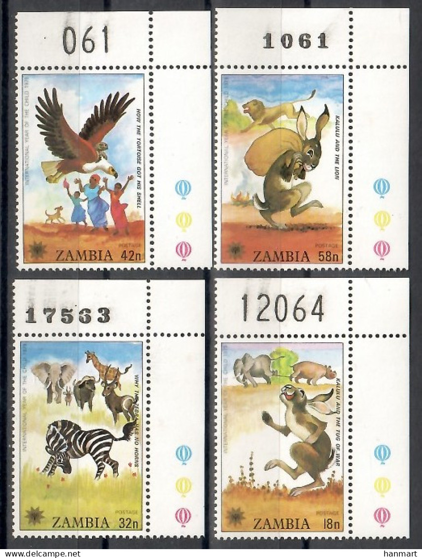 Zambia 1979 Mi 205-208 MNH  (ZS6 ZMBmar205-208) - Autres