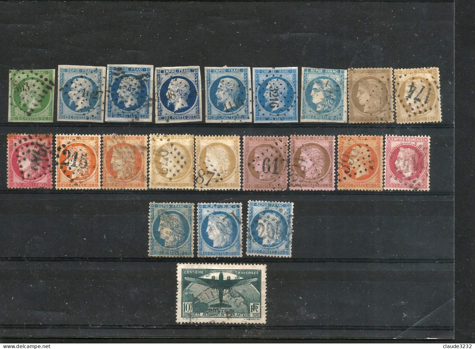 France : Timbres Oblitérés - Collections