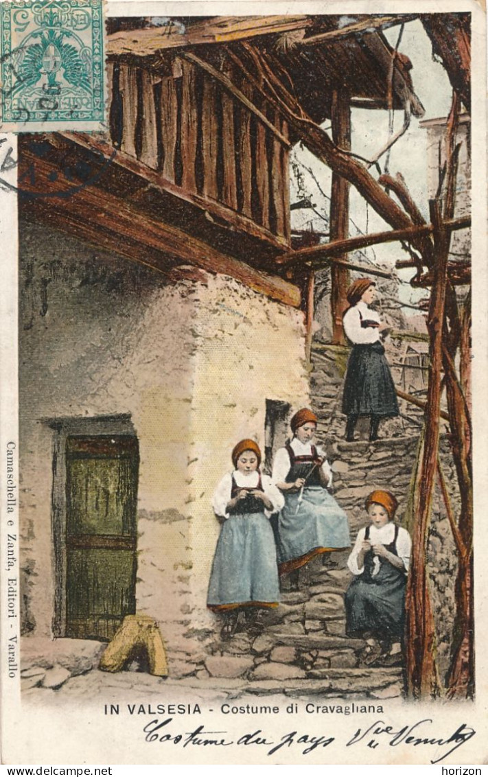 G.255.bis  In Valsesia - Costume Di CRAVAGLIANA - 1906 - Sonstige & Ohne Zuordnung