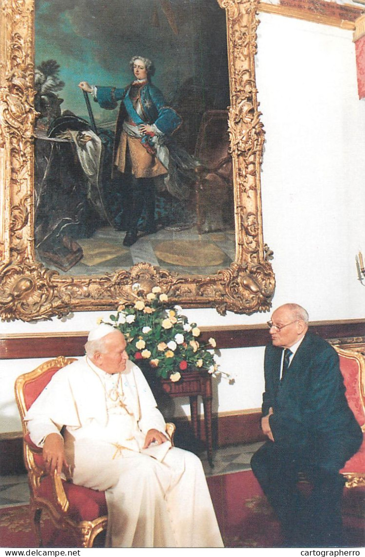 Pope John Paul II Papal Travels Postcard Malta - Päpste