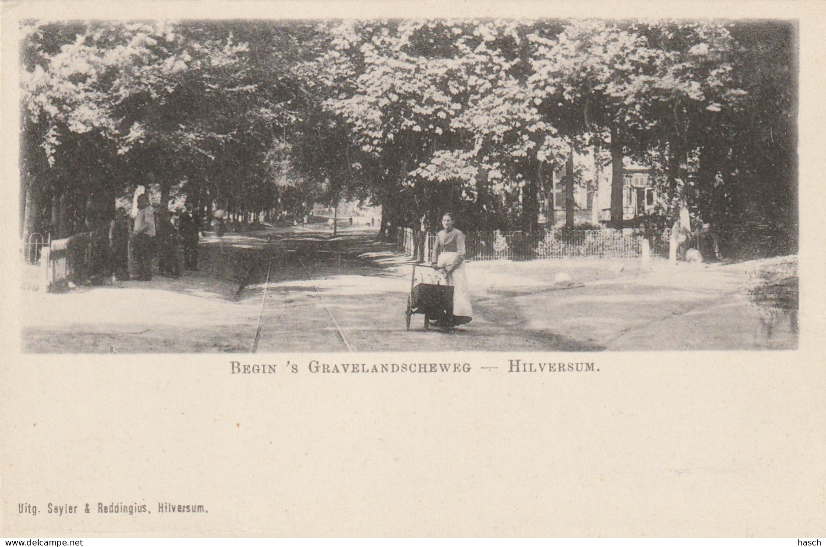 4934 4 Hilversum, Begin 's Gravelandscheweg. Rond 1900.  - Hilversum