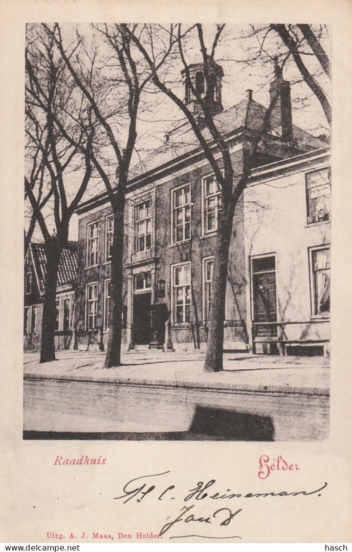 4934 19 Helder, Raadhuis. 1905.  - Den Helder