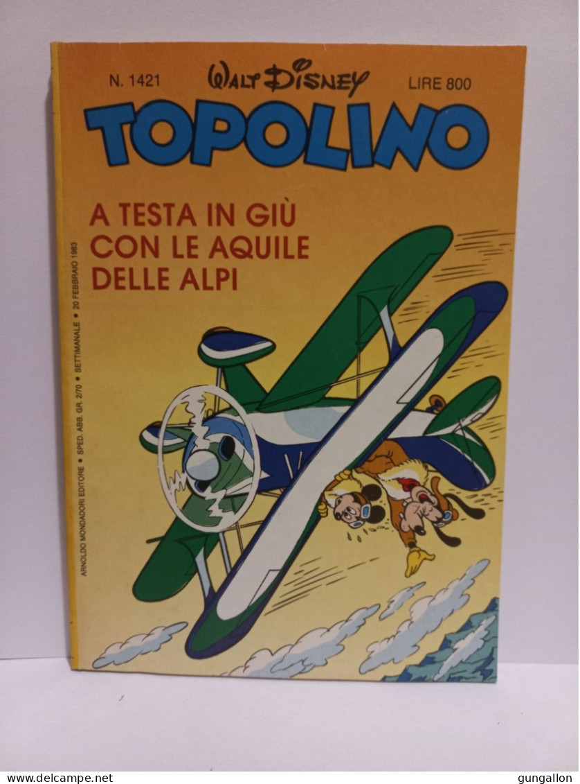 Topolino (Mondadori 1983)  N. 1421 - Disney