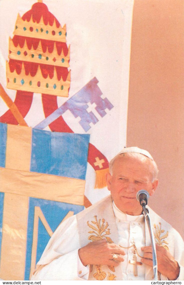 Pope John Paul II Papal Travels Postcard Mexico - Päpste