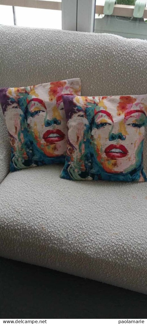 Housses De Coussins Mettant En Avant Marilyn Monroe, - Andere & Zonder Classificatie