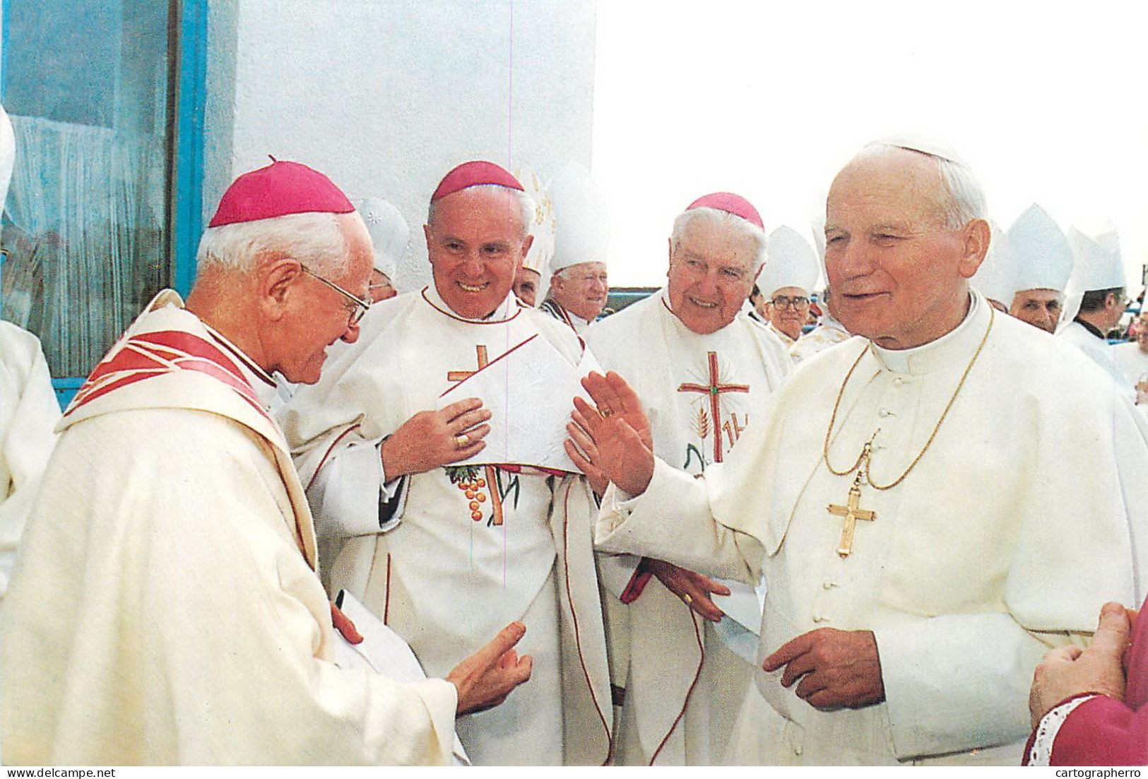 Pope John Paul II Papal Travels Postcard - Papi