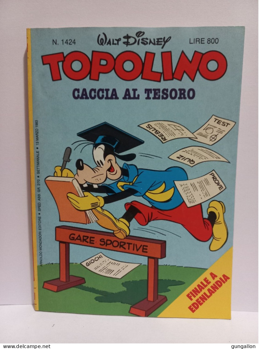 Topolino (Mondadori 1983)  N. 1424 - Disney