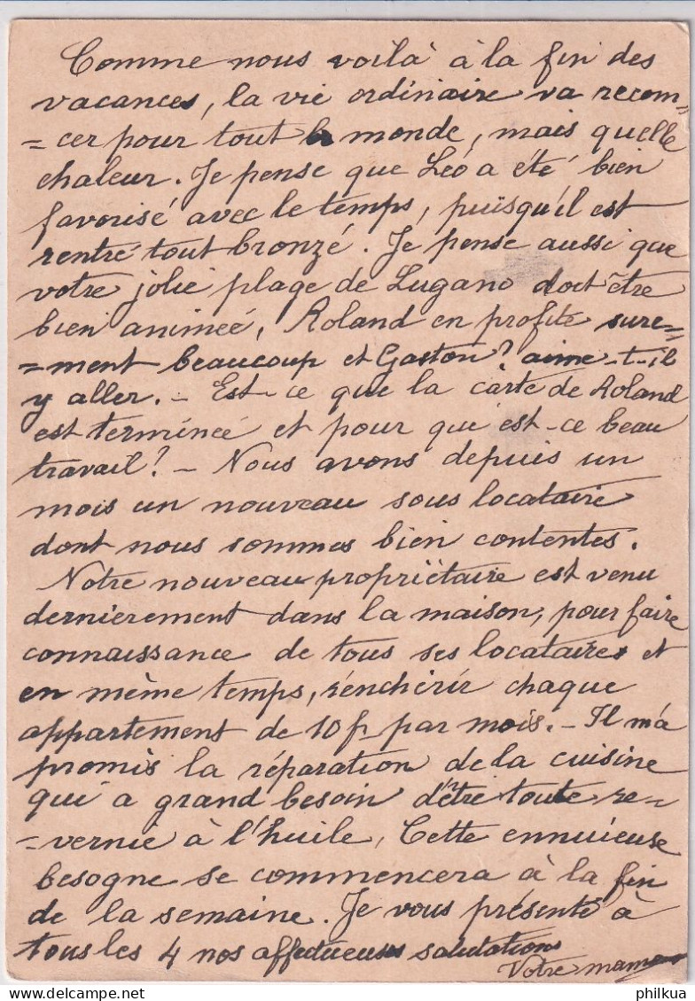 Bildpostkarte Vallorbe - Gelaufen 1930 Ab Lausanne Nach Lugano - Entiers Postaux