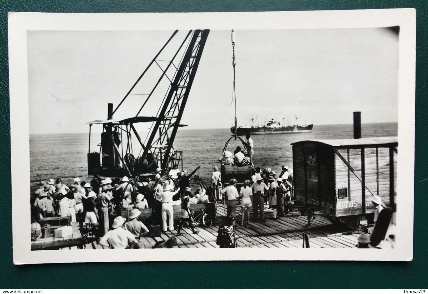 Port-Bouet, Le Wharf, Les Passagers Prennent Place Dans Les Paniers, Lib Pociello - Elfenbeinküste