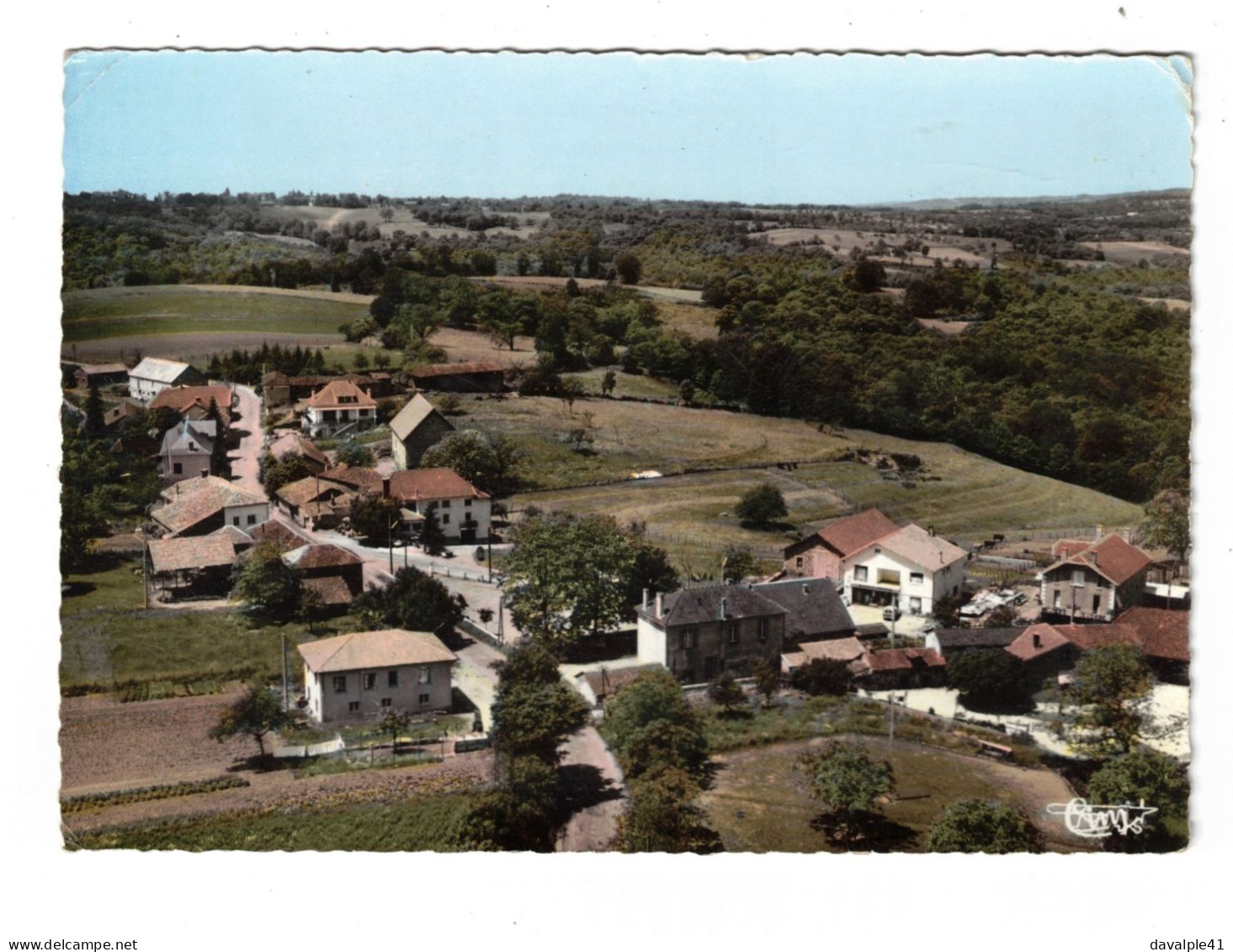 46    MONTET ET BOUXAL LAVITARELLE  VUE AERIENNE     2 SCANS - Other & Unclassified