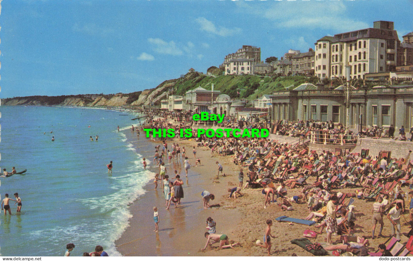 R572278 Beach Looking West. Bournemouth. Natural Colour Series. Photographic Gre - Monde
