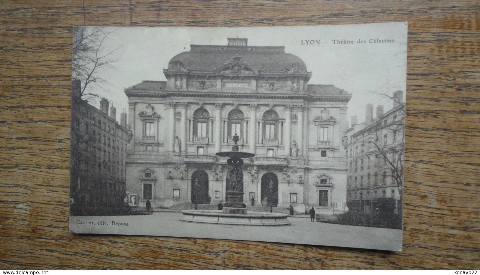 Lyon , Théâtre Des Célestins "" Carte Avec Franchise Militaire "" - Other & Unclassified